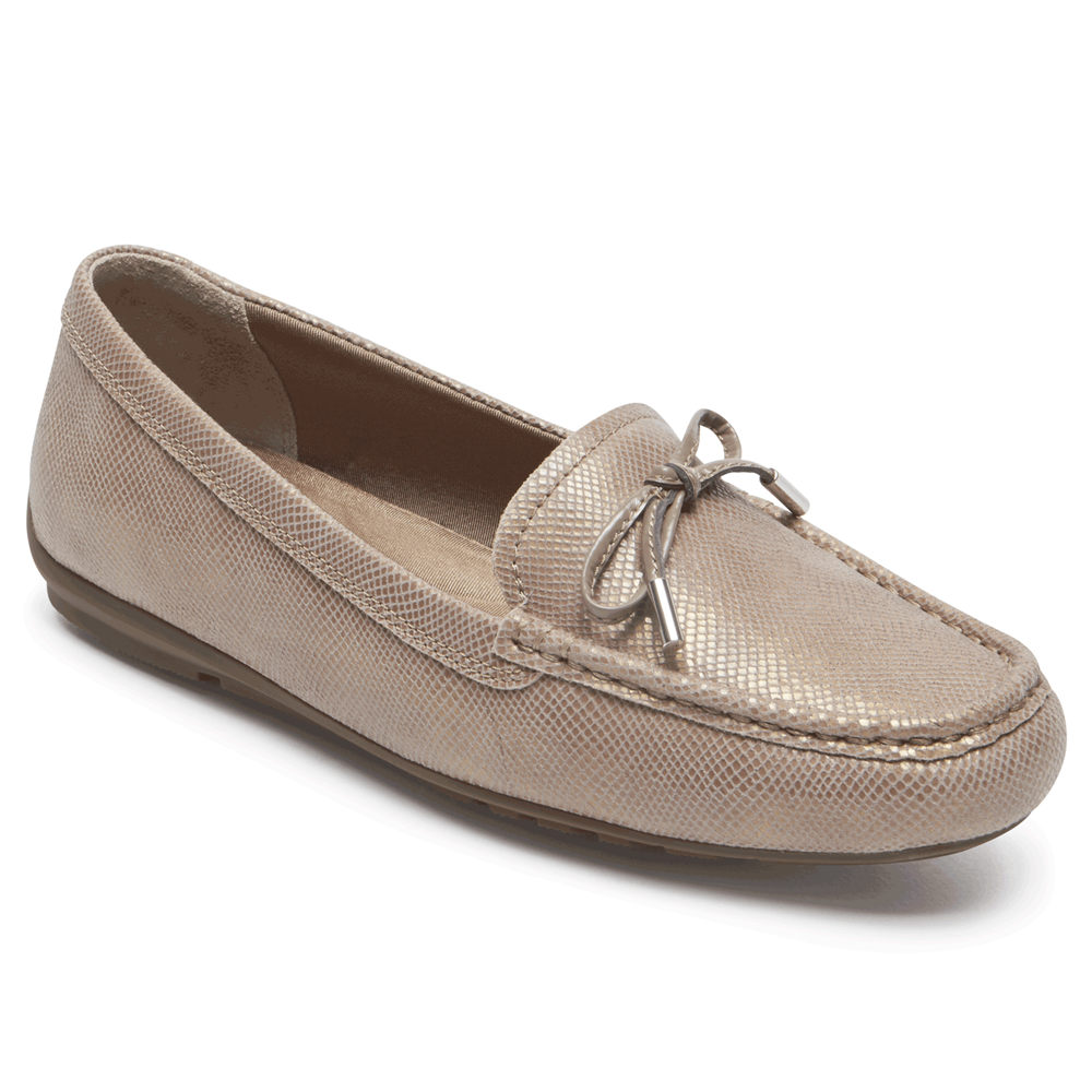 Rockport Singapore Womens Ballet - Total Motion Driving Moc Beige - ZN5481067